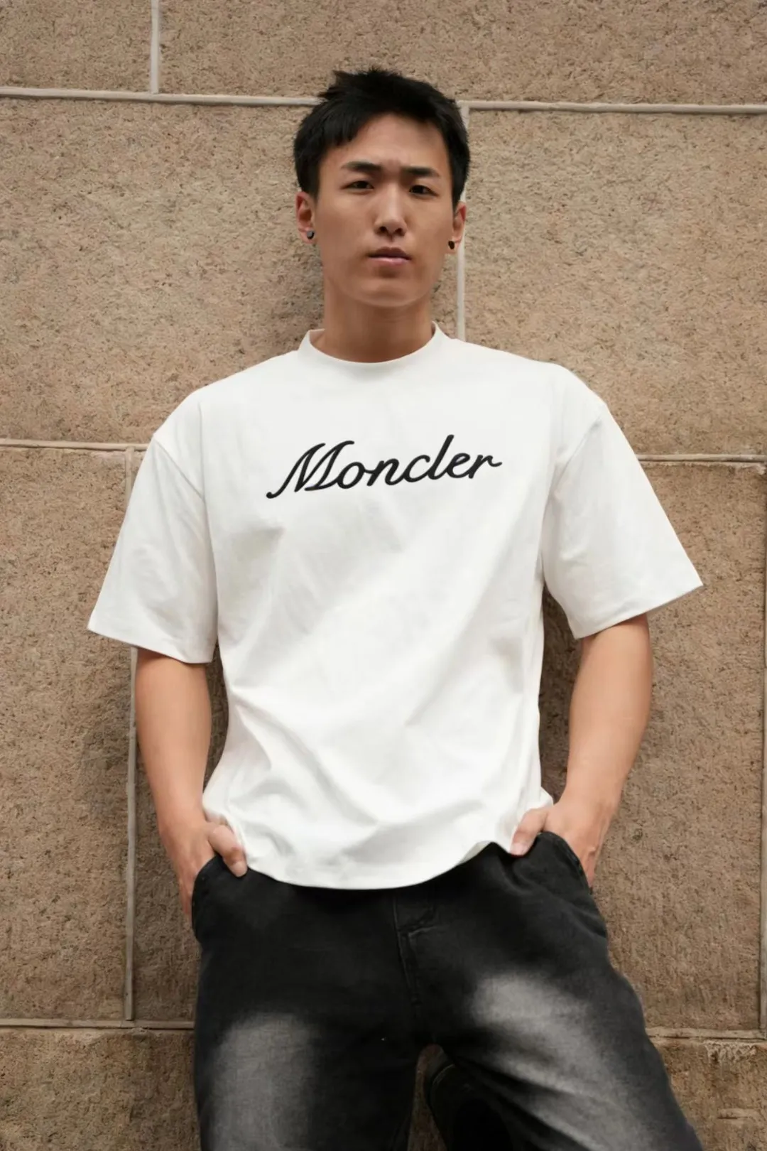P80💰《Moncler~ 》 2026New Arrival Quality T ， , Versatile Quality ！ ‼ 32 250G ‼ ， ， ， ， T 🤪 Sizes：S-M-L-XL-2XL ：Black，White， Same Style